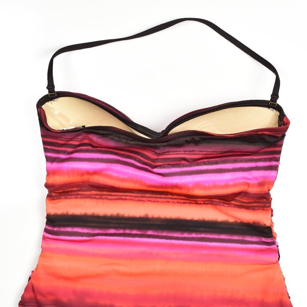 La Blanca Island Goddess Ruched Front Bandeau Swimsuit - 10 - Picture 6 of 9